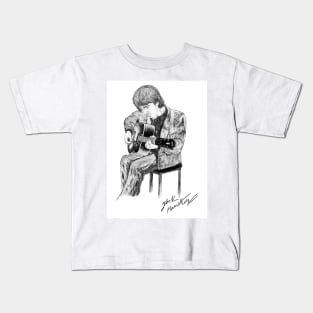 Noel G Original Ink Drawing Print Kids T-Shirt